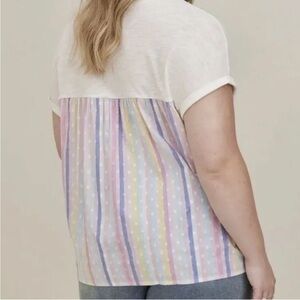 Torrid mixed media t shirt